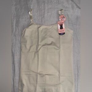 NWT Shapermint Essentials All Day Every Day Scoop Neck Cami, Chai XXL